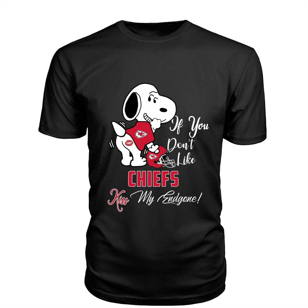 nfl kansas city chiefs snoopy dog kiss my endgone shirt