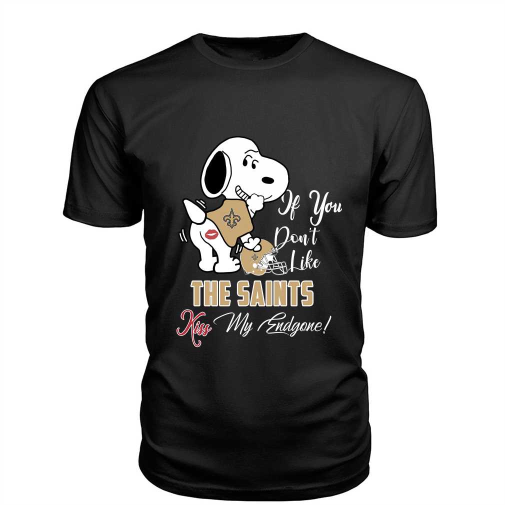 nfl new orleans saints snoopy dog kiss my endgone shirt