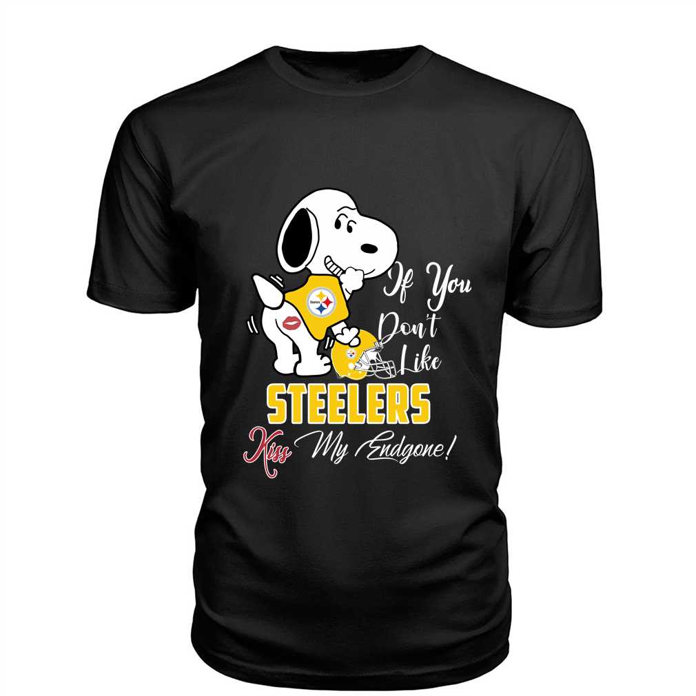 nfl pittsburgh steelers snoopy dog kiss my endgone shirt