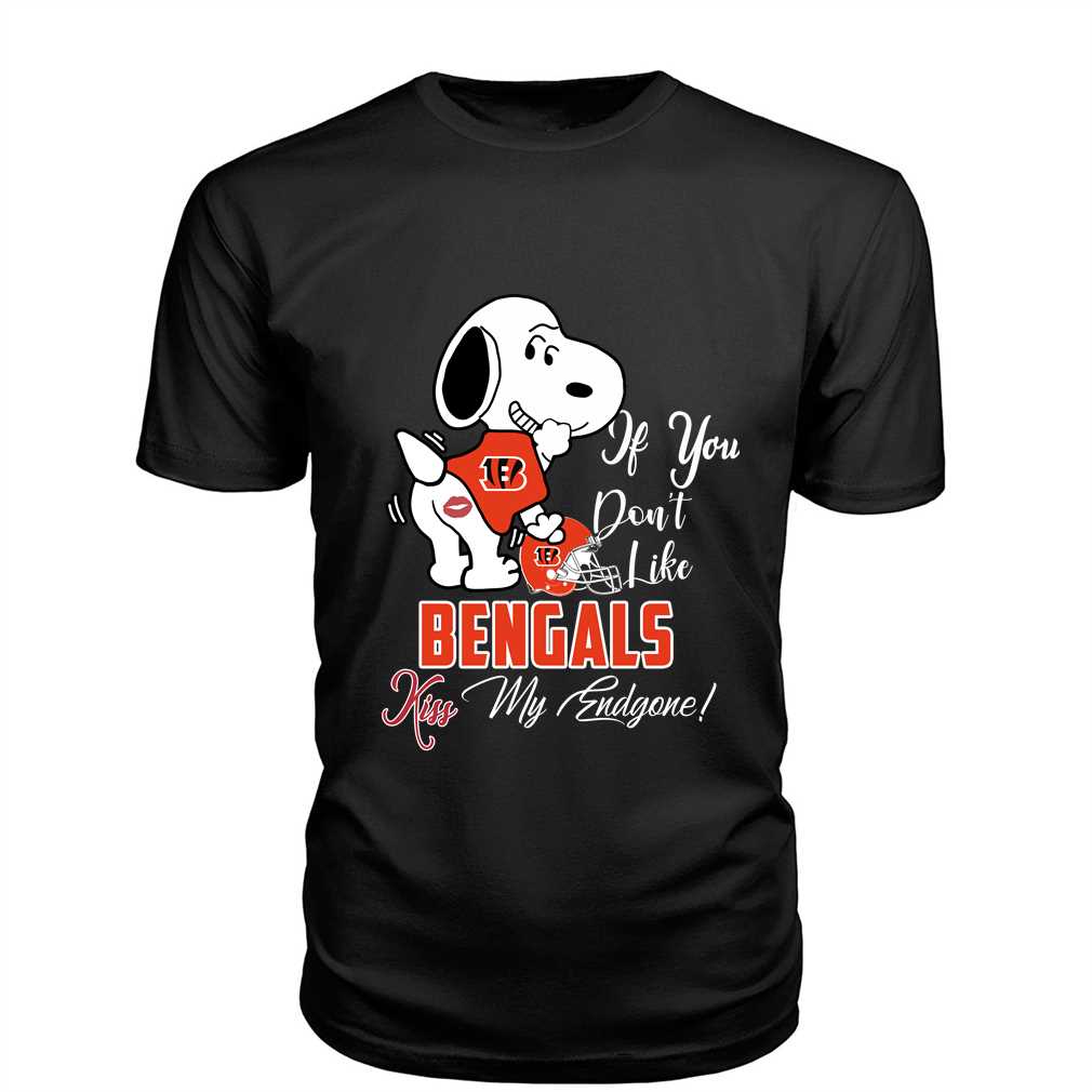 nfl cincinnati bengals snoopy dog kiss my endgone shirt