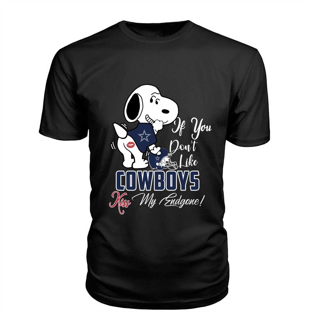 nfl dallas cowboys snoopy dog kiss my endgone shirt